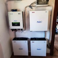 Kit 10kw batteria litio 6kw impianto fotovoltaico
