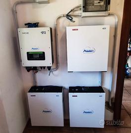 Kit 10kw batteria litio 6kw impianto fotovoltaico