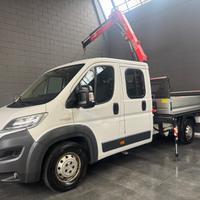 Fiat Ducato Maxi DOPPIA CABINA 7posti GRU FASSI ca