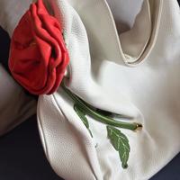 Borsa Braccialini originale in pelle con rosa
