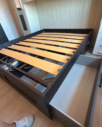 Letto Matrimoniale con Cassetti + Cassettiera