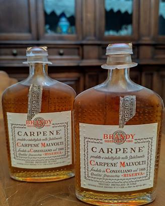 Coppia di Brandy Carpene Malvolti “Riserva” 
