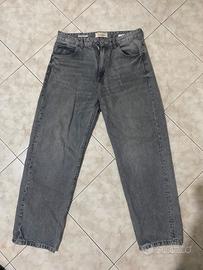 Baggy Jeans grigi PULL&BEAR TAGLIA EUR 42