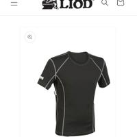 Maglia termica LIOD Saturno tagM unisex nero nuova
