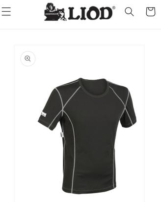 Maglia termica LIOD Saturno tagM unisex nero nuova