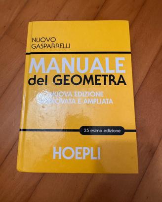 Libri Scuola Manuale del Geometra