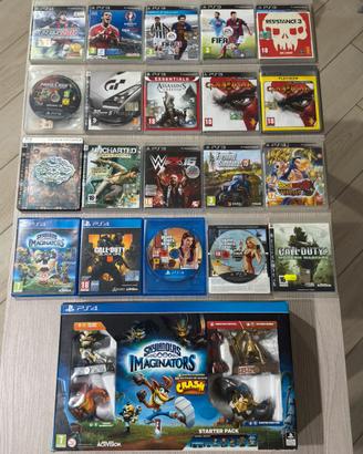 Giochi PS3 + PS4 + Skylanders Imaginators