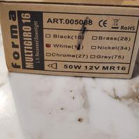 faretto da incasso per lampadina halo o led