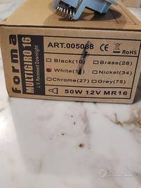 faretto da incasso per lampadina halo o led