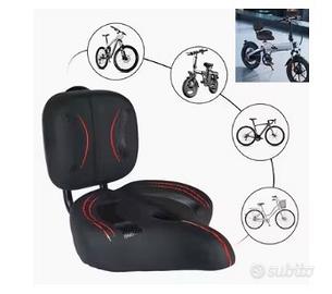 sella bicicletta con appoggiaschiena 