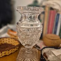 Vaso in Cristallo Molato Vintage anni '70