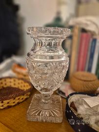 Vaso in Cristallo Molato Vintage anni '70