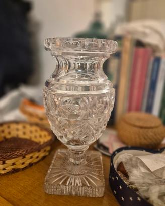 Vaso in Cristallo Molato Vintage anni '70