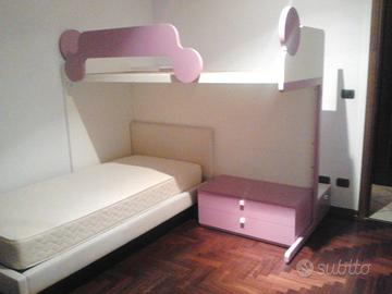 CAMERETTA BATTISTELLA - BIANCO E FUXIA