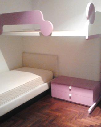 CAMERETTA BATTISTELLA - BIANCO E FUXIA