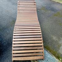 lettino in legno interamente chiudibile 