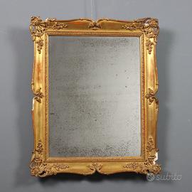 Specchio in Legno e Pastiglia - Metà XIX Secolo