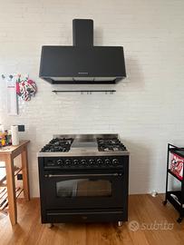 Cucina ILVE 90 cm + cappa originale