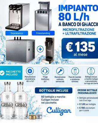 Erogatrici d'acqua professionali per HO.RE.CA.