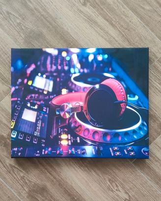 Quadro canvas moderno DJ Console