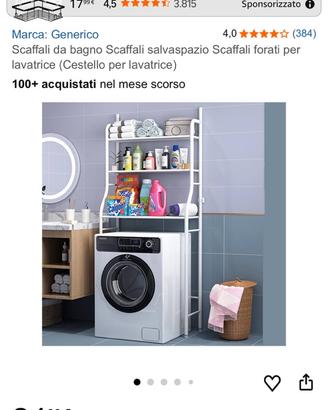 Scaffale lavatrice