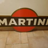 Cartonato scritta Martini