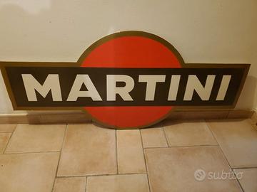 Cartonato scritta Martini