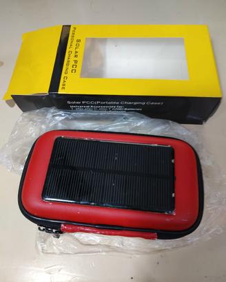 Porta smartphone solare con power bank