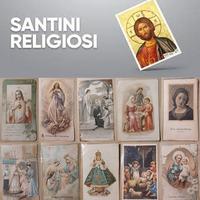 Lotto 10 Santini Religiosi antichi fustellati 1920