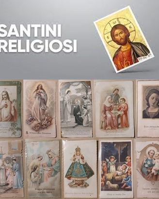 Lotto 10 Santini Religiosi antichi fustellati 1920