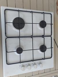 LAGAN Piano cottura a gas bianco 59 cm