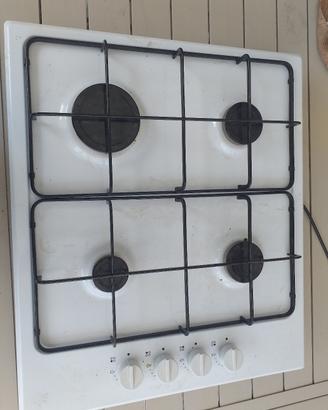 LAGAN Piano cottura a gas bianco 59 cm