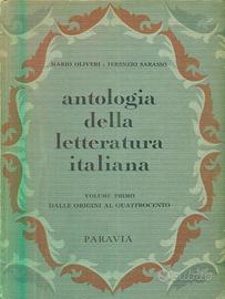 Antologia letteratura italiana, Olivieri e Sarasso