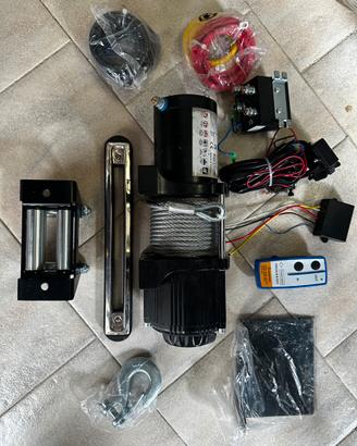 Verricello elettrico Berger 12V-3150 Kg- NUOVO
