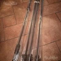 Bacchette in legno per tendine