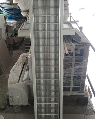 plafoniera con tubi neon 150cm