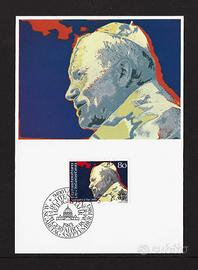 Cartolina maximum Liechtenstein Giovanni Paolo II