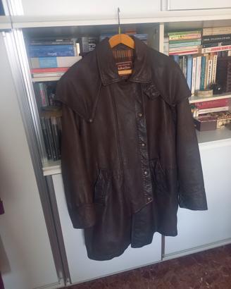 trench uomo in pelle "Marlboro"