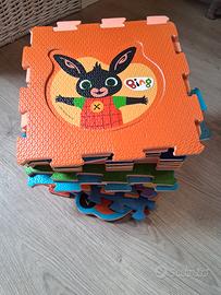 tappeto puzzle bing come da foto