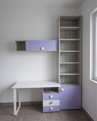Cameretta a soppalco per bambine