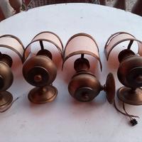 Lotto lampade da muro vintage