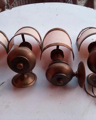 Lotto lampade da muro vintage