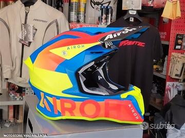 Casco cross airoh twist 2.0 lift azure matt