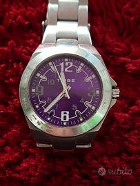 Breil Tribe Donna . Acciaio con Quadranta viola