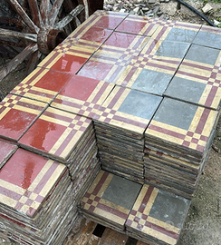 Cementine siciliane decorative d'epoca '900 - 24