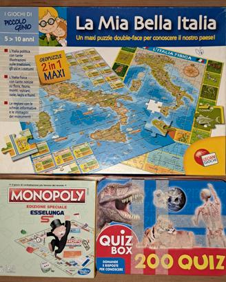 Set giochi educativi Quiz box,La Mia Bella Italia