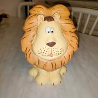 Salvadanaio Leone Ceramica