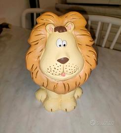 Salvadanaio Leone Ceramica