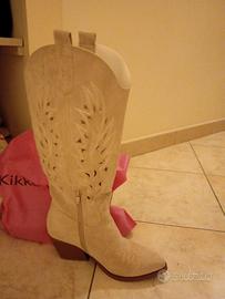 Camperos donna in camoscio e pelle