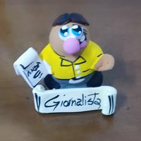 Fischietto Giornalista artigianale idea  laurea 